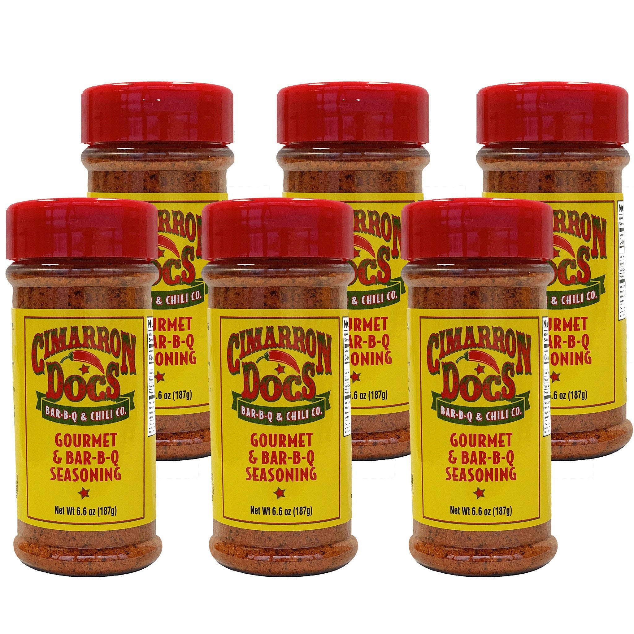 Cimarron Doc's WHSLE Gourmet & Bar-B-Q Seasoning 6.6 oz. Bottles, case of 6 - The Kansas City BBQ Store