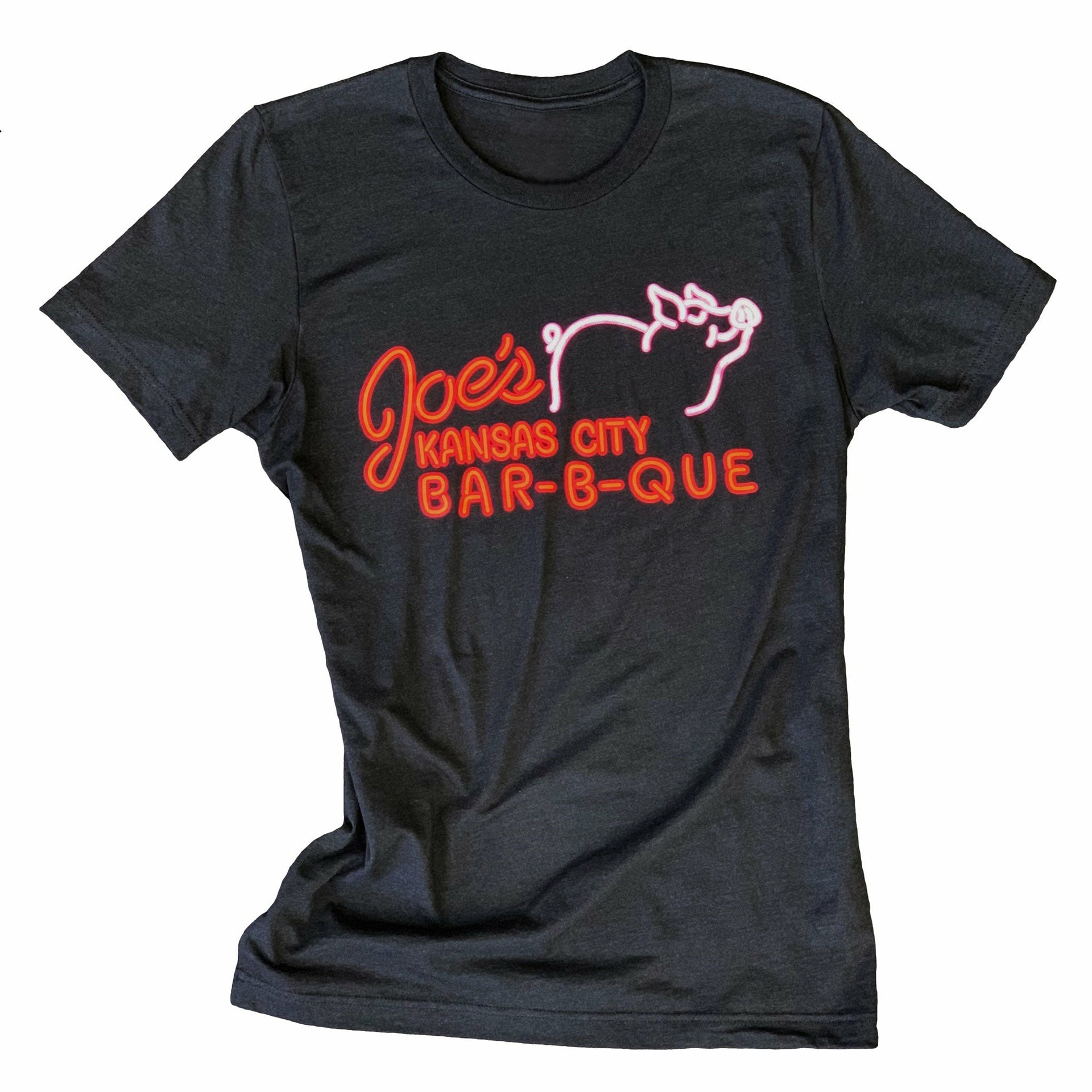 Joe's Kansas City Bar-B-Que Neon Pig T-Shirt