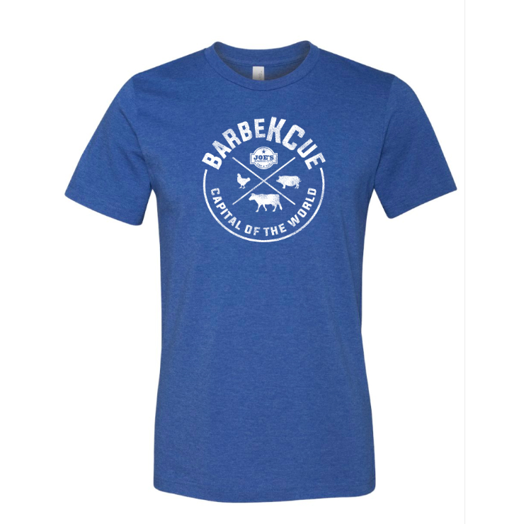 Joe's Kansas City Blue BarbKCue T-Shirt - The Kansas City BBQ Store