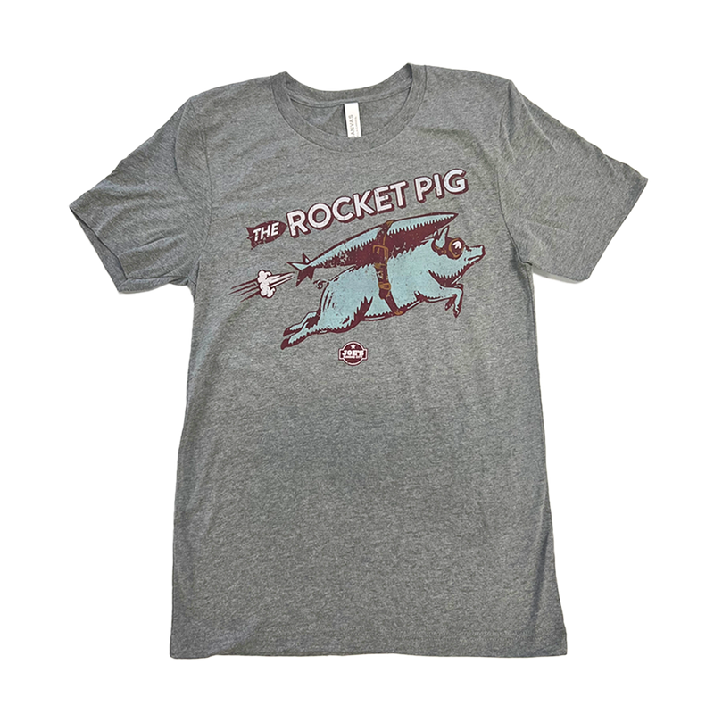 Joe's Kansas City Bar-B-Que Rocket Pig T-Shirt - Clothing - Joes Kansas City BBQ Store